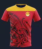 Short sleeve t-shirt polyester blend Magandaquin's team shirt 240 gsm dry-fit style