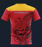Short sleeve t-shirt made of polyester blend with dry-fit material and vibrant sublimated design